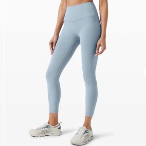 Lululemon Wunder train leggings in chambray - size 10